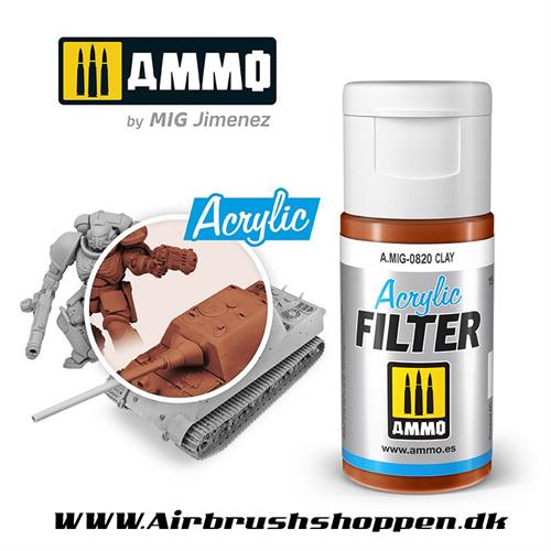  A.MIG 0820 Clay Akryl filter 15 ml